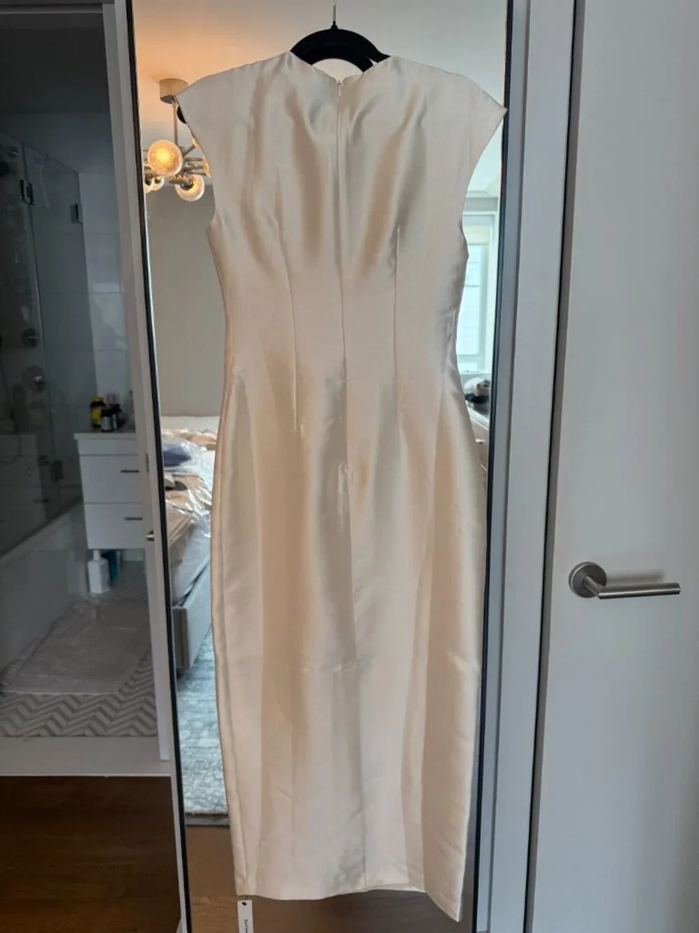 NWT Reformation Belden Dress Cream Size 4 - Picture 5 of 7